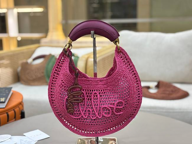 Chloe Summer Banana Bags Raffia