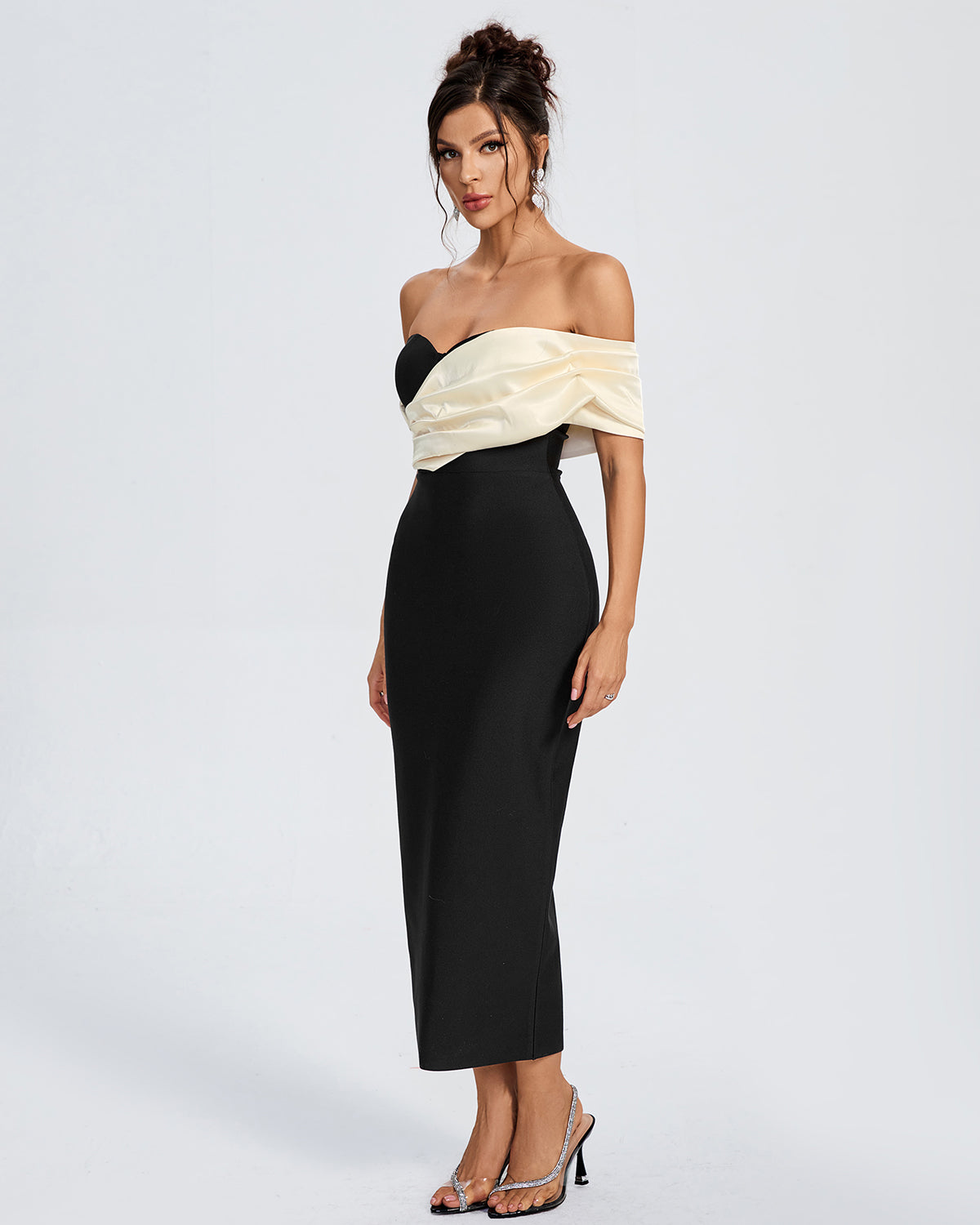 Women sexy bandage midi dress